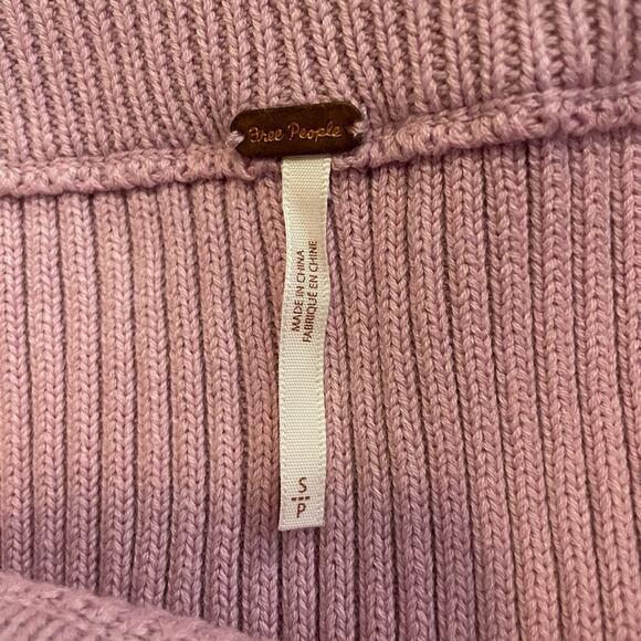 Free People Orchid Lilac Ruffle Knit Skirt - Picture 5 of 6